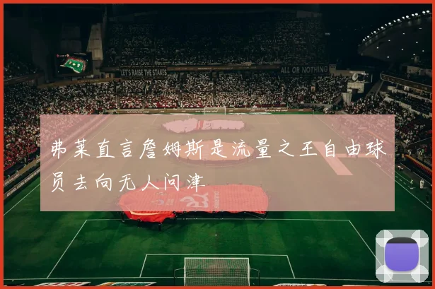 弗莱直言詹姆斯是流量之王自由球员去向无人问津